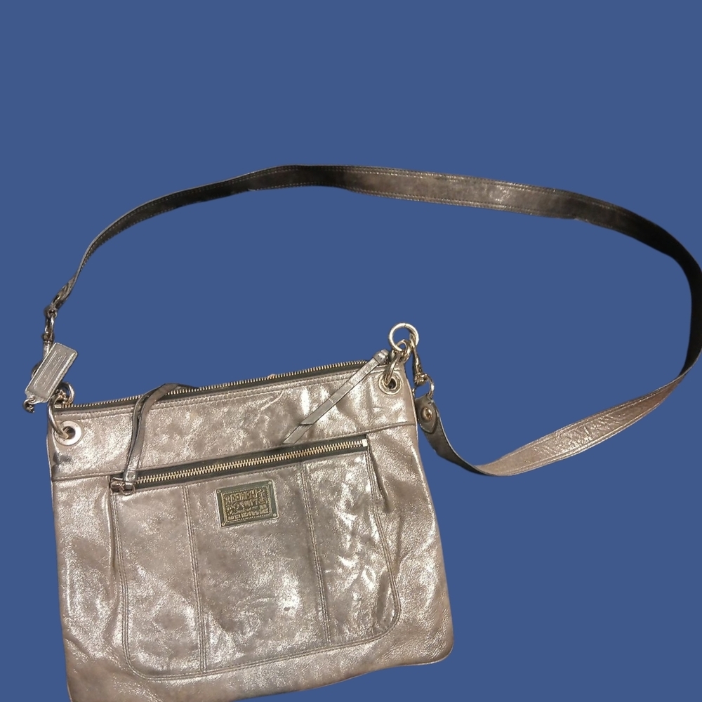 Coach Silver Crossbody Bag